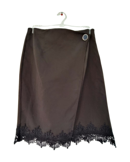 Jupe noire dentelle Morgan neuf avec etiquette XS-34